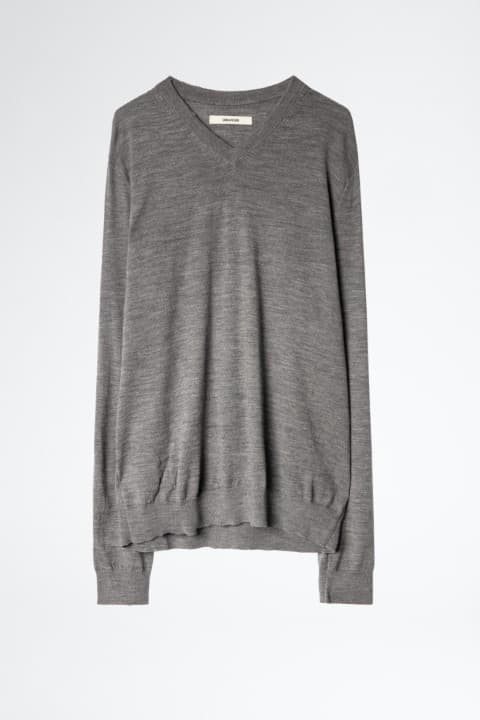  [NAME] sweater grey men | Zadig&Voltaire Lebanon