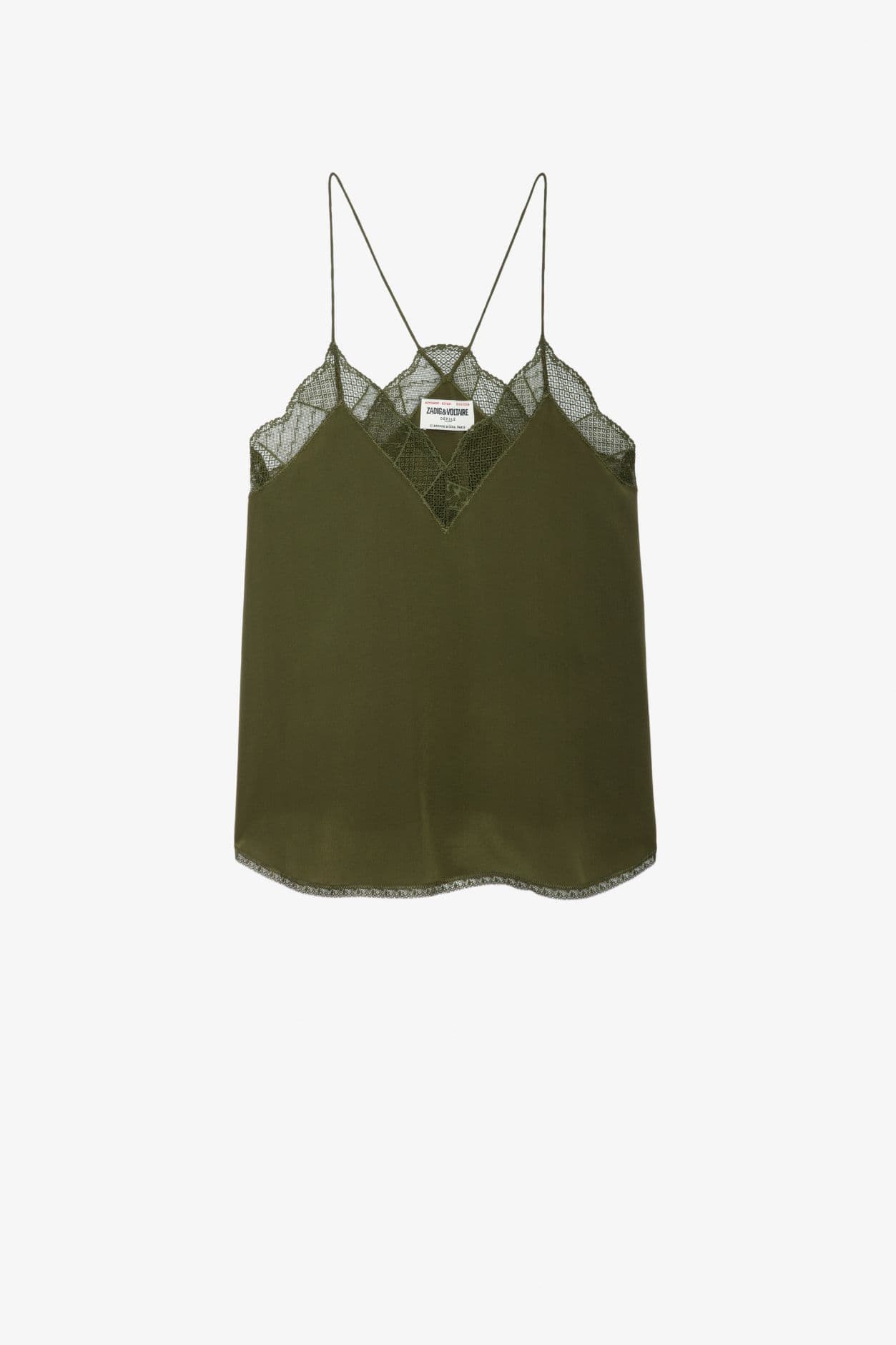  [NAME] Camisole kaki women | Zadig&Voltaire Lebanon