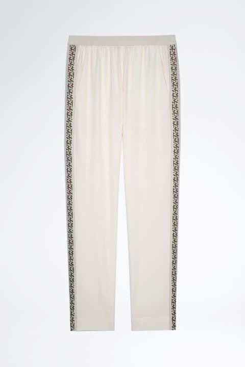  [NAME] Pants white women | Zadig&Voltaire Lebanon