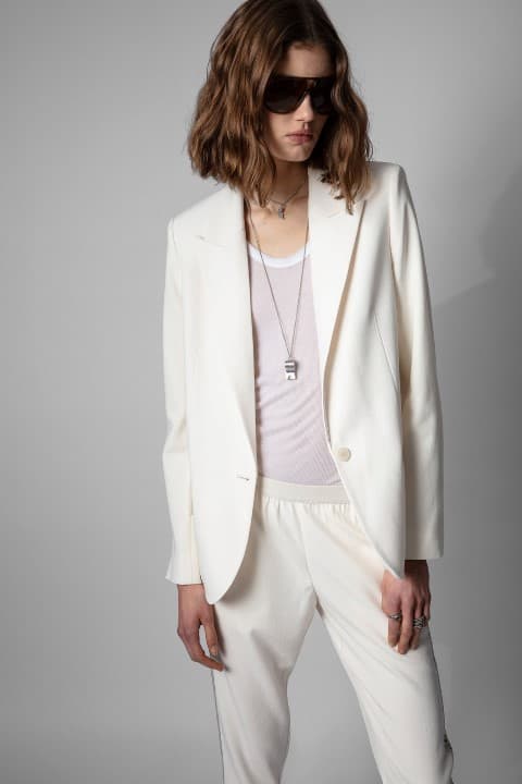  [NAME] Pants white women | Zadig&Voltaire Lebanon
