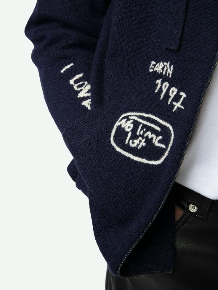  [NAME] cardigan blue men | Zadig&Voltaire Lebanon