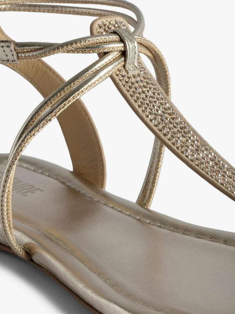  [NAME] sandals gold women | Zadig&Voltaire Lebanon