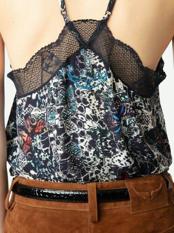  [NAME] camisole blue women | Zadig&Voltaire Lebanon