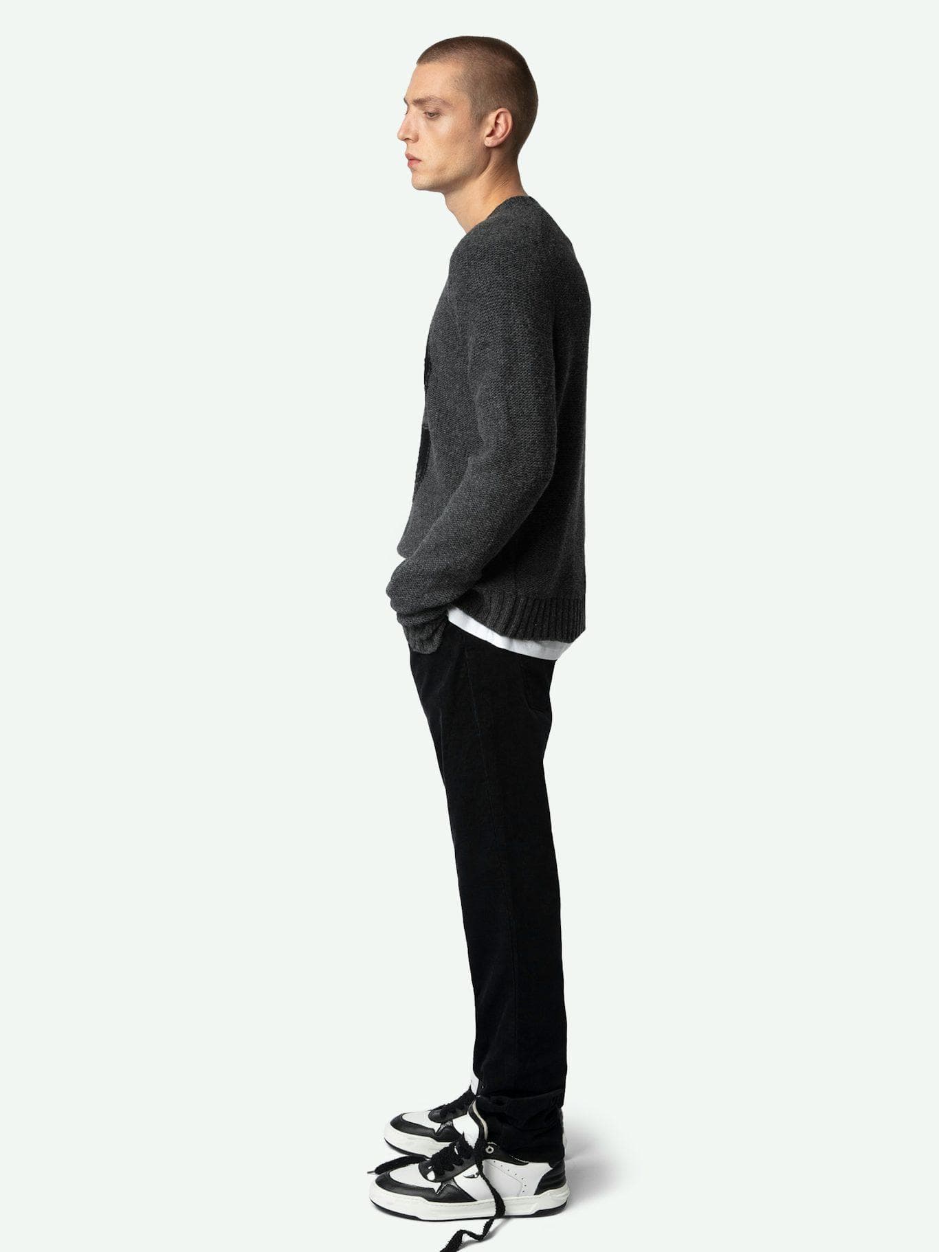  [NAME] Sweater grey men | Zadig&Voltaire Lebanon