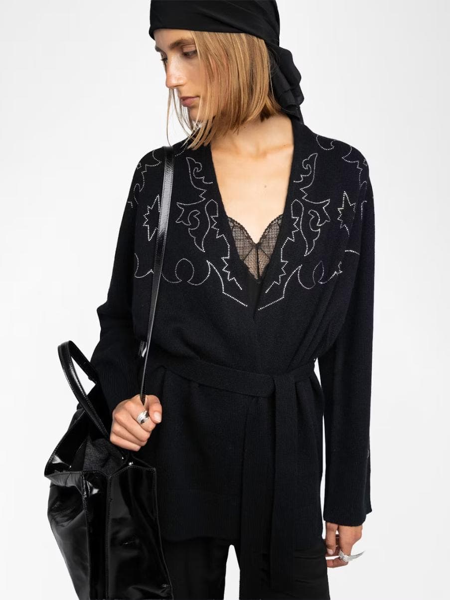  [NAME] Cardigan Black Women | Zadig&Voltaire Lebanon