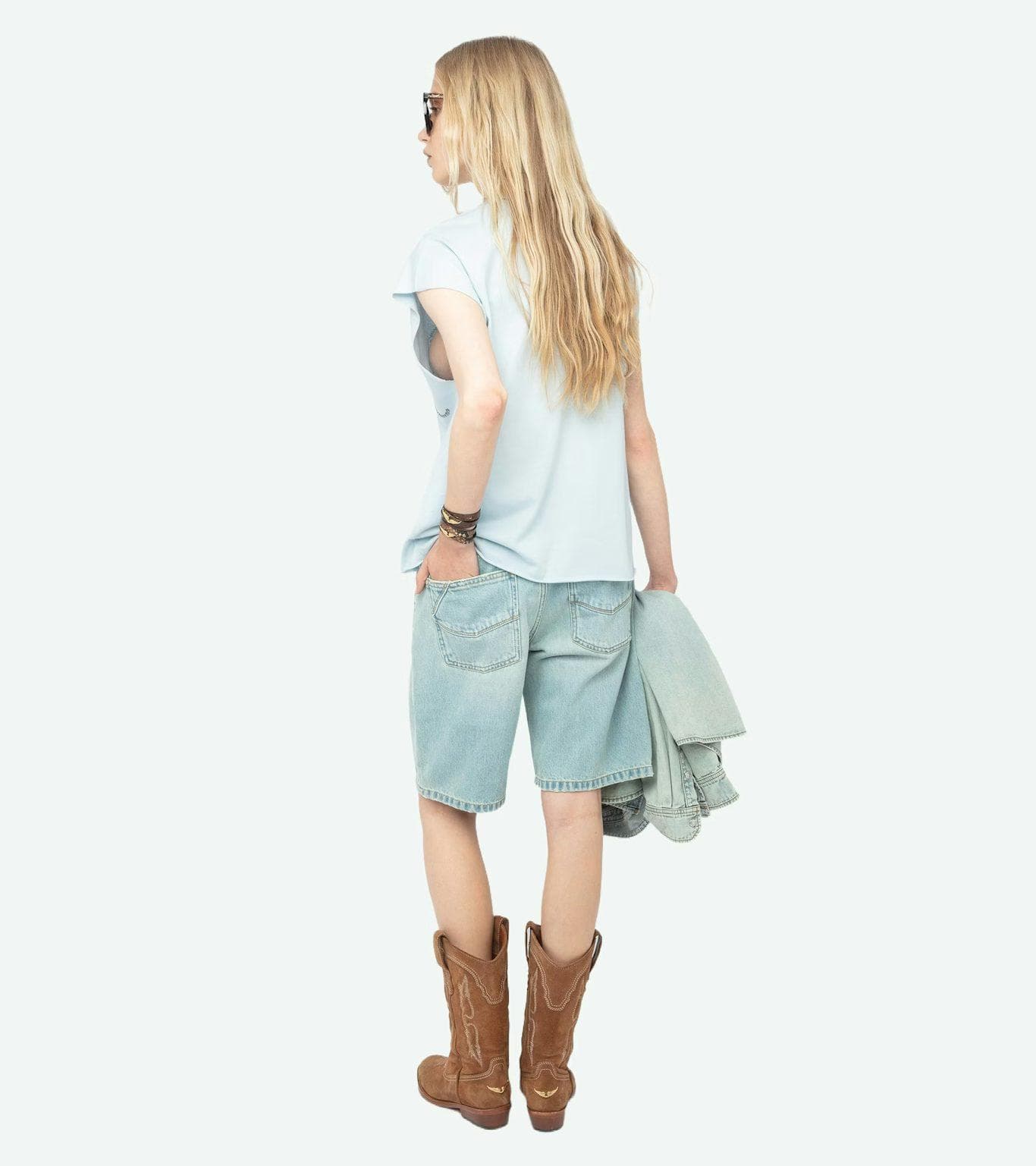  [NAME] Tank top blue women | Zadig&Voltaire Lebanon