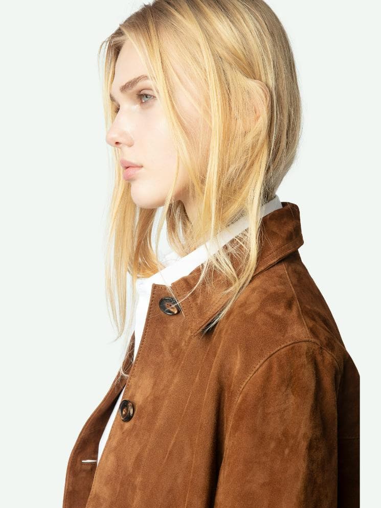 Lessa Suede Leather Jacket