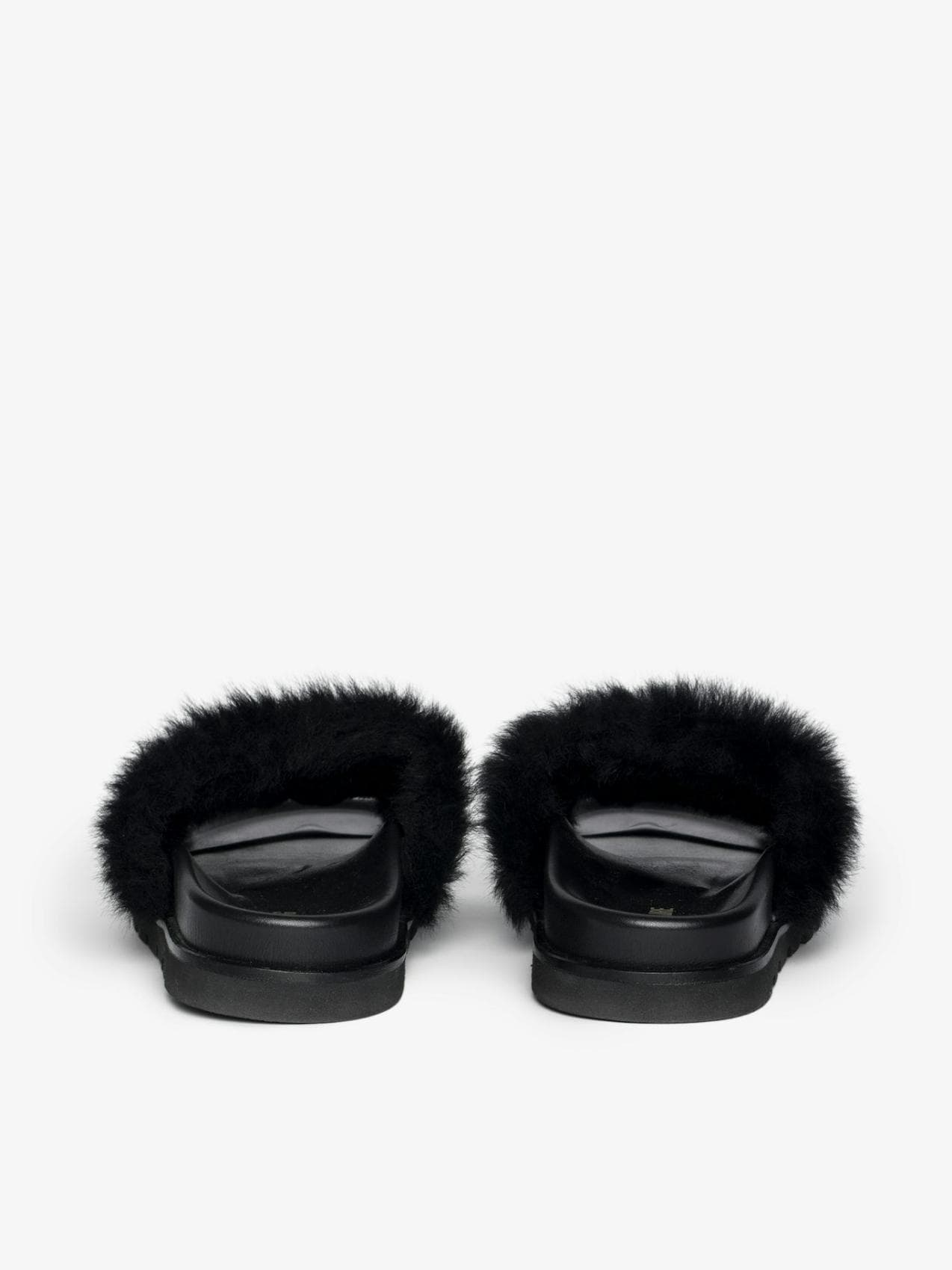 Teddy Bare Shearling Mules