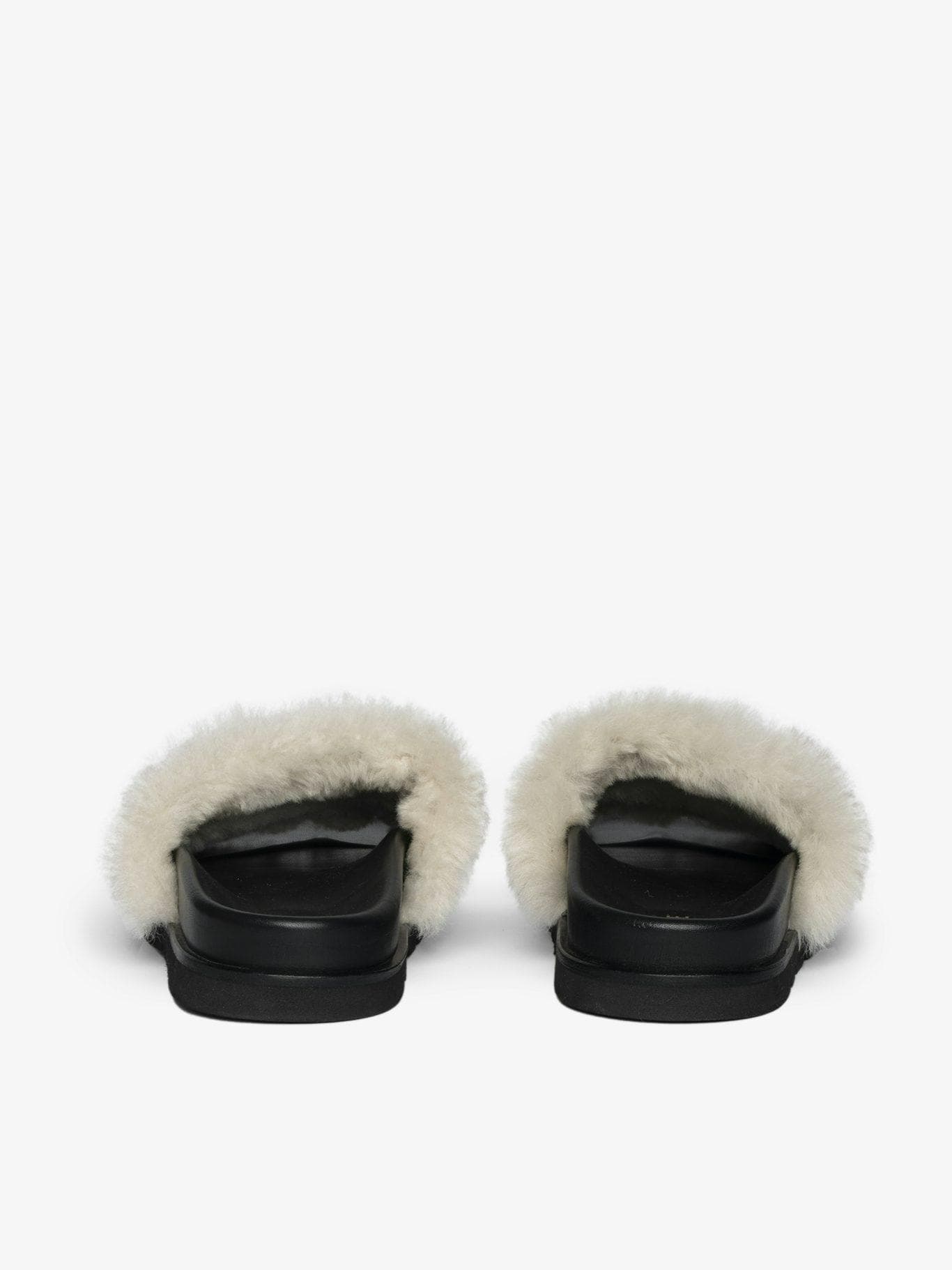 Teddy Bare Shearling Mules