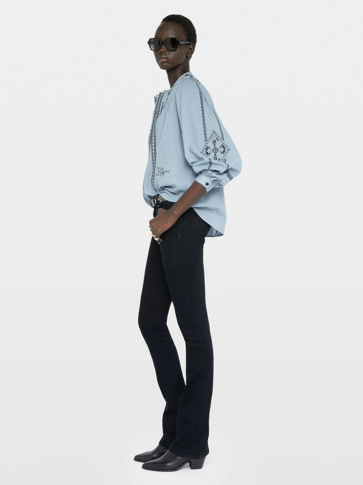  [NAME] blouse blue women | Zadig&Voltaire Lebanon