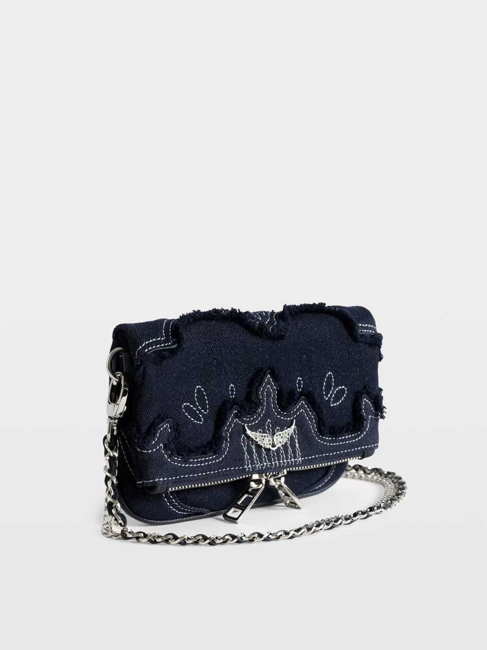 Rock Mini Clutch Denim