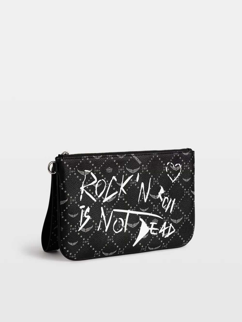 Z Pouch Monogram Arty Tag Clutch