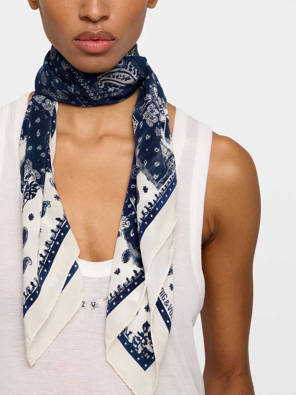 Blondie Denim Bandana Scarf