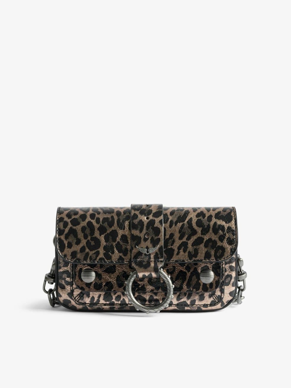 Kate Wallet Metal Leopard Bag