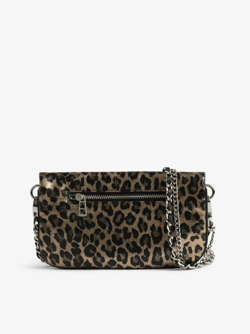 Rock Mini Metal Leopard Clutch