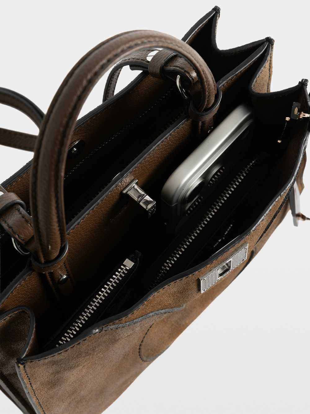Jack Mini Waxy Suede Bag